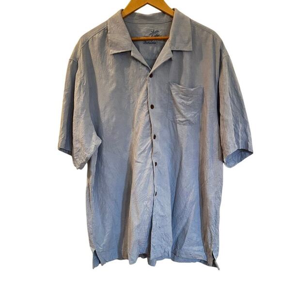 Tommy Bahama Other - Tommy Bahama Hawaiian 100% silk Short Sleeve Camp Shirt XL Hawaiian Shirt